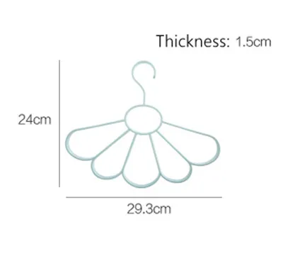 Лепесток Слоты держатель крюк шарф Обертывания шаль крючок для склада кольцо вешалка для галстуков/поясная стойка/Органайзер для шарфов держатель крюк