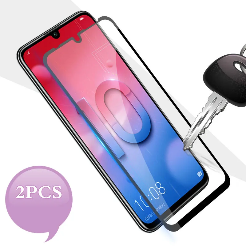

2pcs Tempered Glass For huawei Honor 10 Lite P smart 2019 Honor 8S 8A 8X 10i 20 Pro Full Cover Protective film Screen Protector