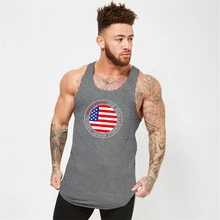 Без рукавов, для тренажерного зала футболка рубашка для пробежек Мужская Летняя майка из дышащего хлопка, Для мужчин s майка тренажерный зал Фитнес Футболка спортивная рубашка с короткими рукавами