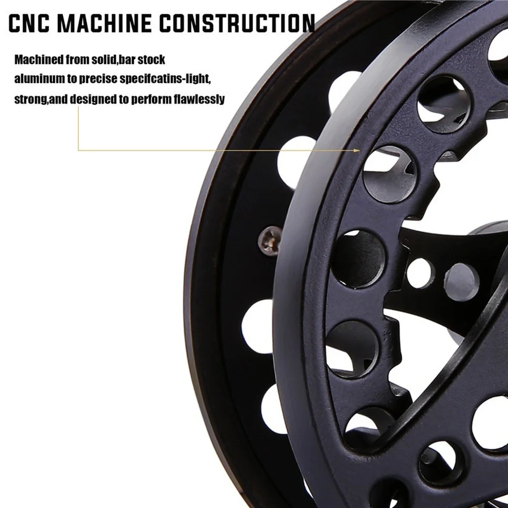 Sougayilang 3BB алюминиевая катушка для ловли нахлыстом, полностью Металлическая 5/6WT литье с ЧПУ рыболовное колесо для нахлыстом