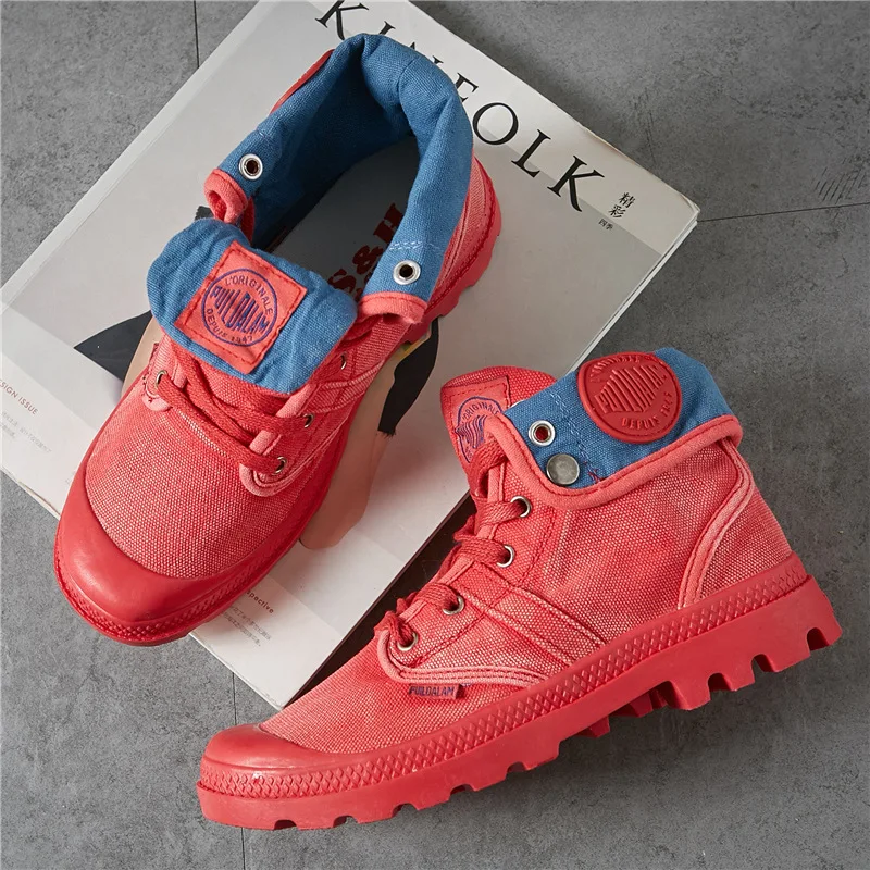 Men Canvas Casual Shoes High Top Breathable Patchwork Men's Shoes Zapatos Hombre Mens Flats Lace Up Flats Military Ankle Boots Men Canvas Casual Shoes High Top Breathable Patchwork Men's Shoes Zapatos Hombre Mens Flats Lace Up Flats Military Ankle Boots