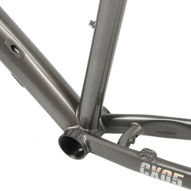 Excellent Seaboard Tsunami Chromoly Steel Road Bike Cyclocross Frameset Frame Carbon Fork Thru Axle Cr-mo Steel CX Gravel 700C Frame 5