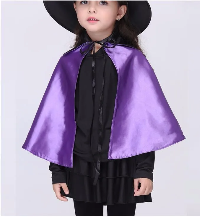 Новое поступление Лидер продаж Стиль Обувь для девочек фиолетовый костюм ведьмы с крышками маскарадные костюмы мастер Косплэй Хэллоуина