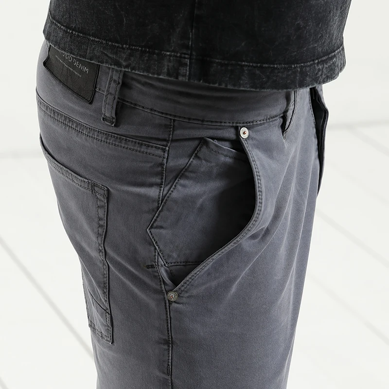 SIMWOOD 2019 весенние штаны для мужчин Slim Fit Smart повседневное высокое качество