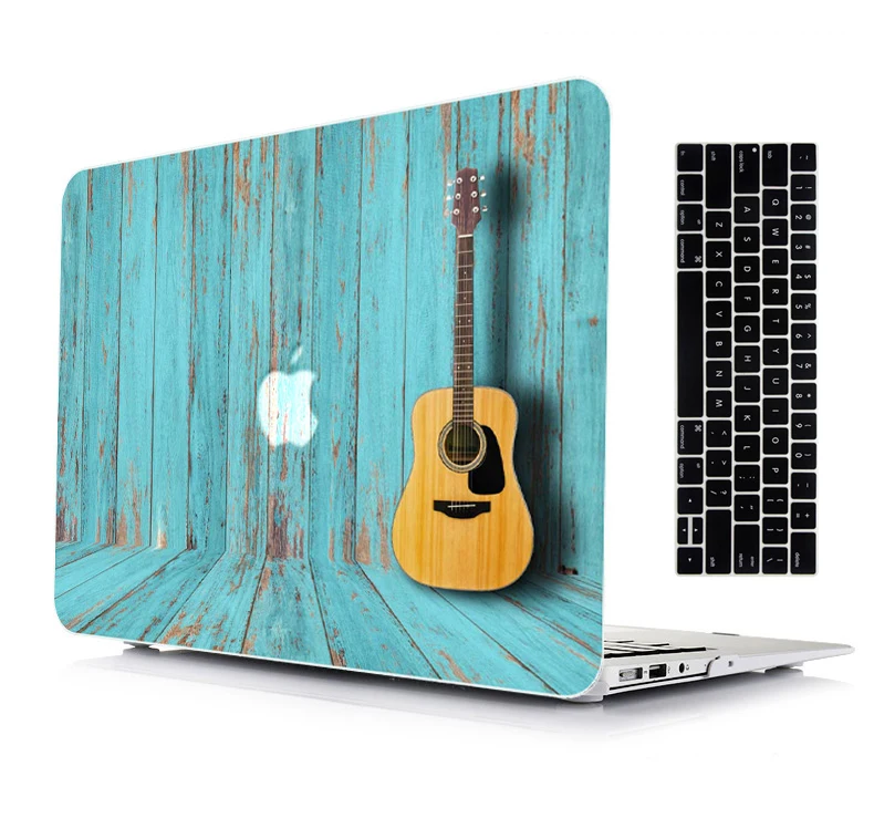 

Pattern Protective Hard Shell Case Rubberrized Keyboard Cover Skin Set For 11 12 13 15"Apple Macbook Air Pro Retina Touch Bar DC