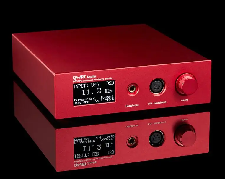 DAART Aquila HIFI DSD256 USB DAC & Headphone amplifier AK4497 DAC 32Bit ...