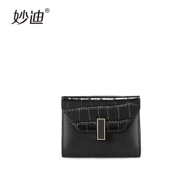 

MOOD A New 2019 The Wallet Female A Short Version Of Designer's Classic And Simple Instagram Lady's Wallet Free Shipping