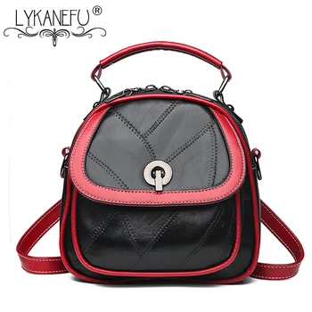 

LYKANEFU Multi-functional Women Bag Tote Shoulder Bags Designer Handbag Soft PU Leather Lady Purse Messenger Bags Drop Shipping