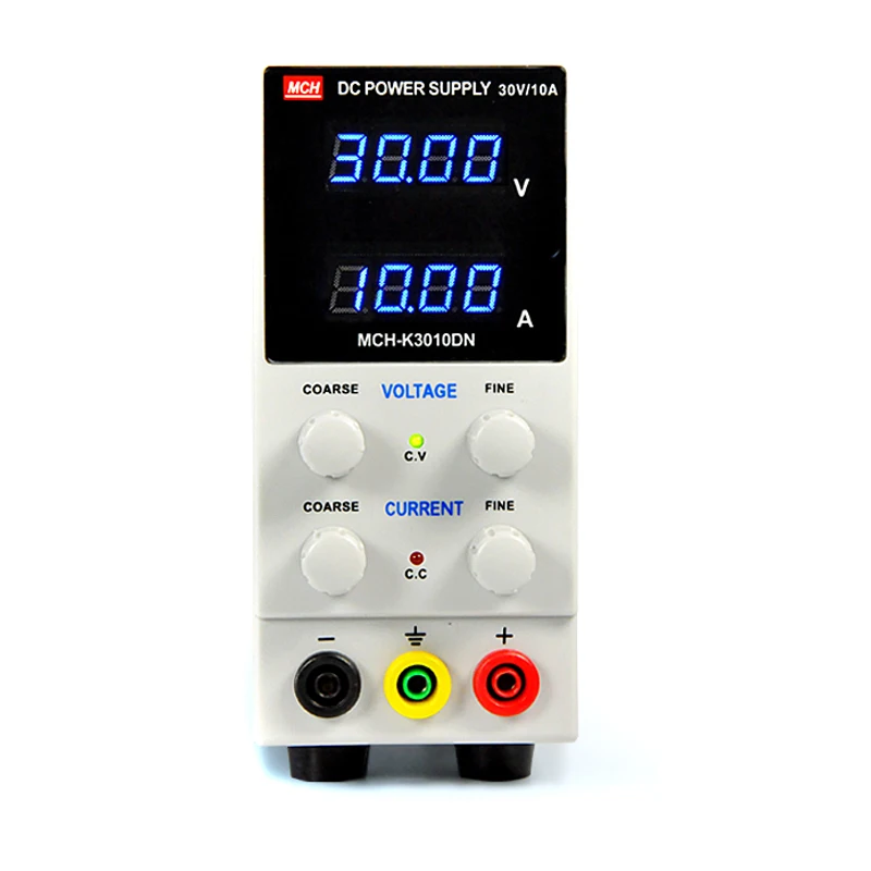  MCH 3010DN Digital Adjustable Regulated Mini Laboratory DC Switching Power Supply 30V 10A 0.01V 0.0