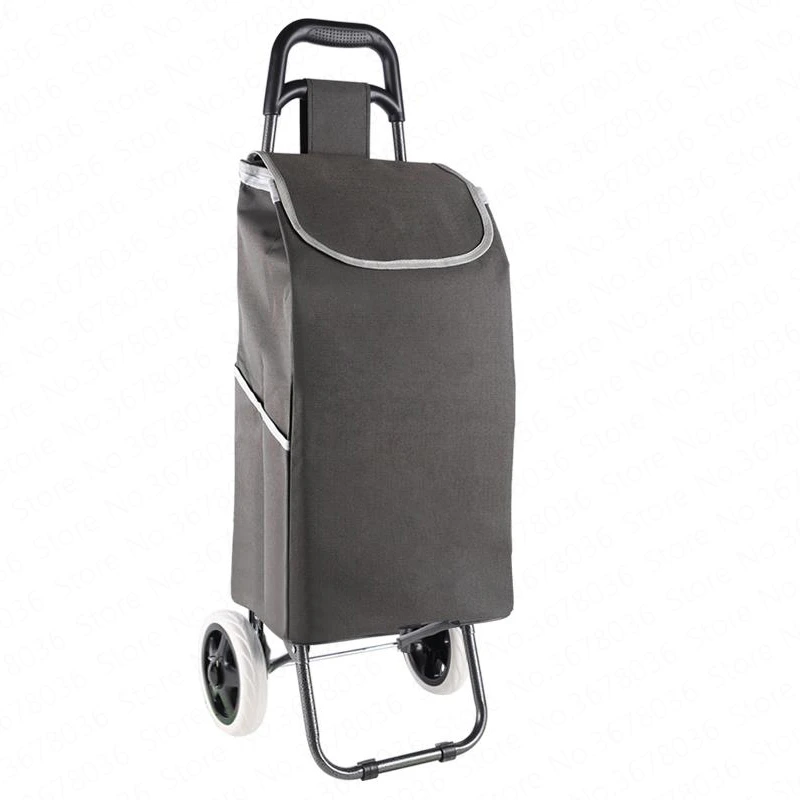 

Shopping Cart Trolley Car Small Cart Folding Trailer Trolley Household Trailer Truck Portable Trolley Metal Storage Basket