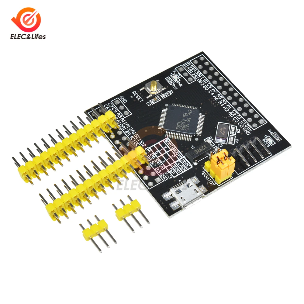 Мини USB STM32F103RBT6 ARM 32 бит Cortex STM32 развития плата расширения вспышка I/O программатор AVR микроконтроллер для Ardunio