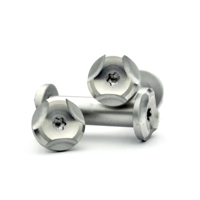 2 sets Diy Knife material Making knife Handle screw rivet Shank Slotted