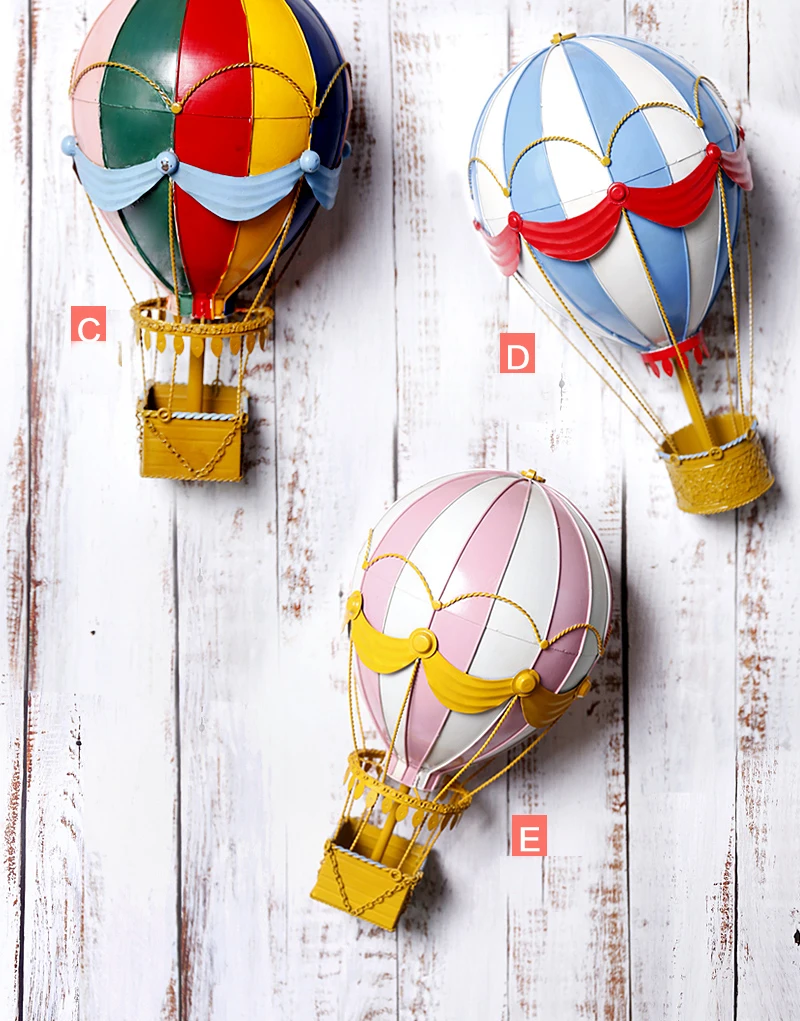 Современный Креативный воздушный шар из кованого железа, подвесной воздушный шар для девочек, украшение для потолка