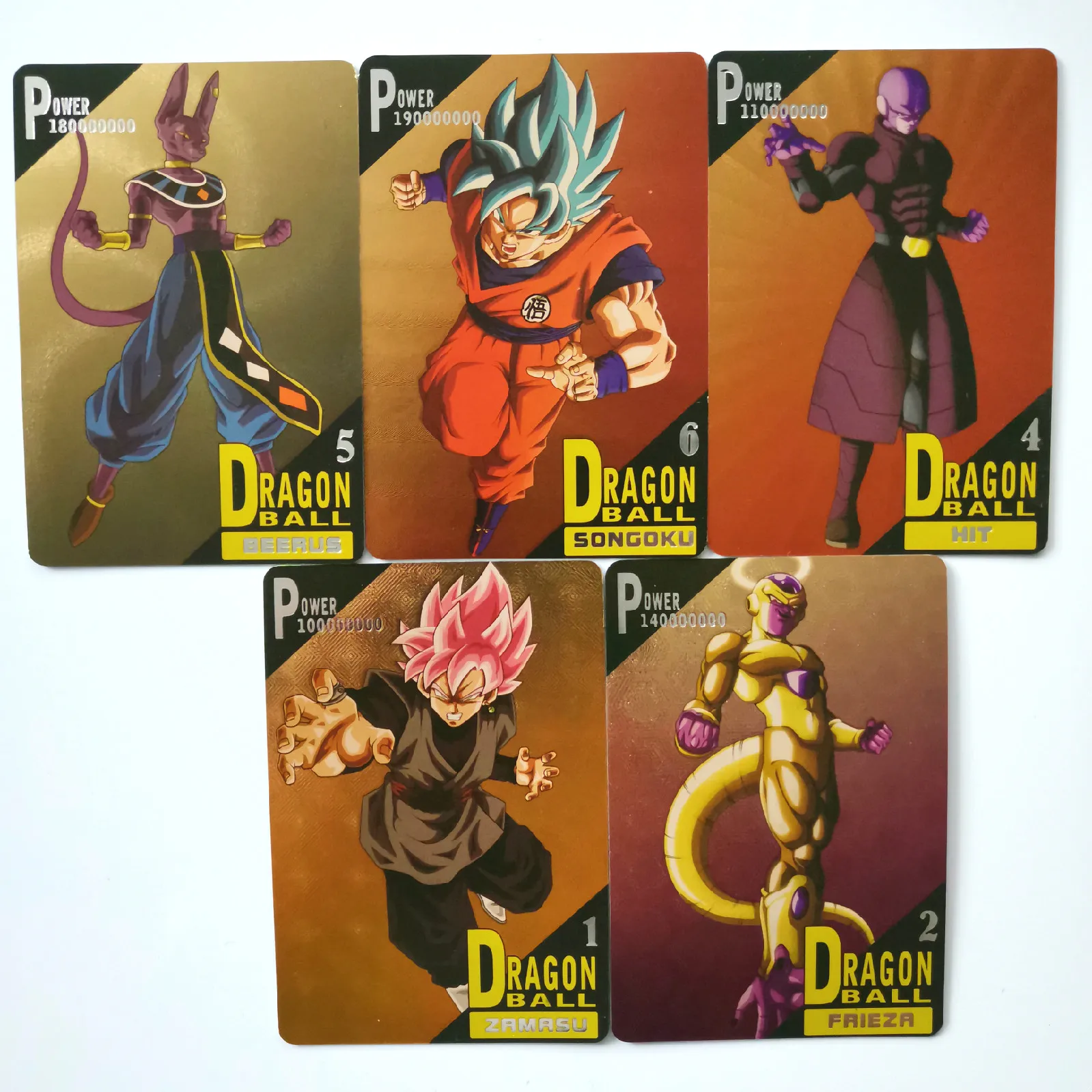 27 стилей Dragon Ball Z Super Ultra Instinct Limited BREAK часы в советском стиле игра флэш-карта Коллекция аниме-открытки