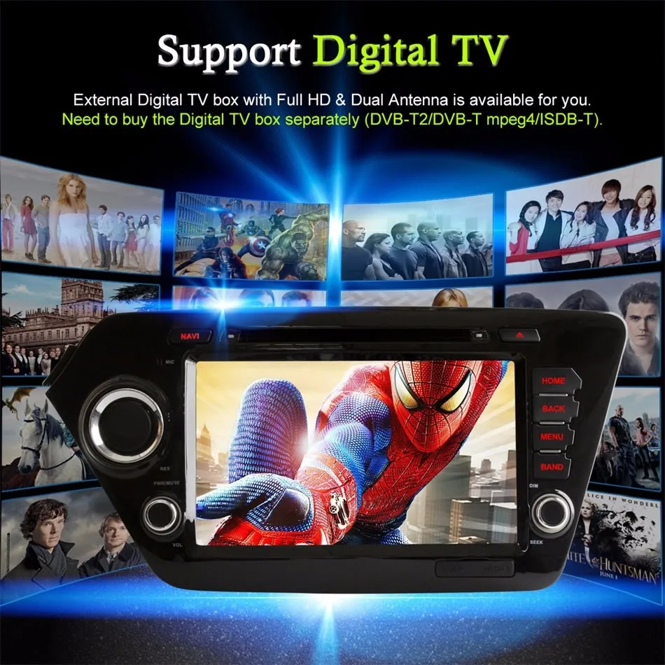 Clearance HD 1024X600 Android 6.0 Octa Core 2GB RAM Car DVD Player for KIA RIO K2 2010 2011 2012 2013 2014 Radio GPS Stereo Support 4G LTE 19