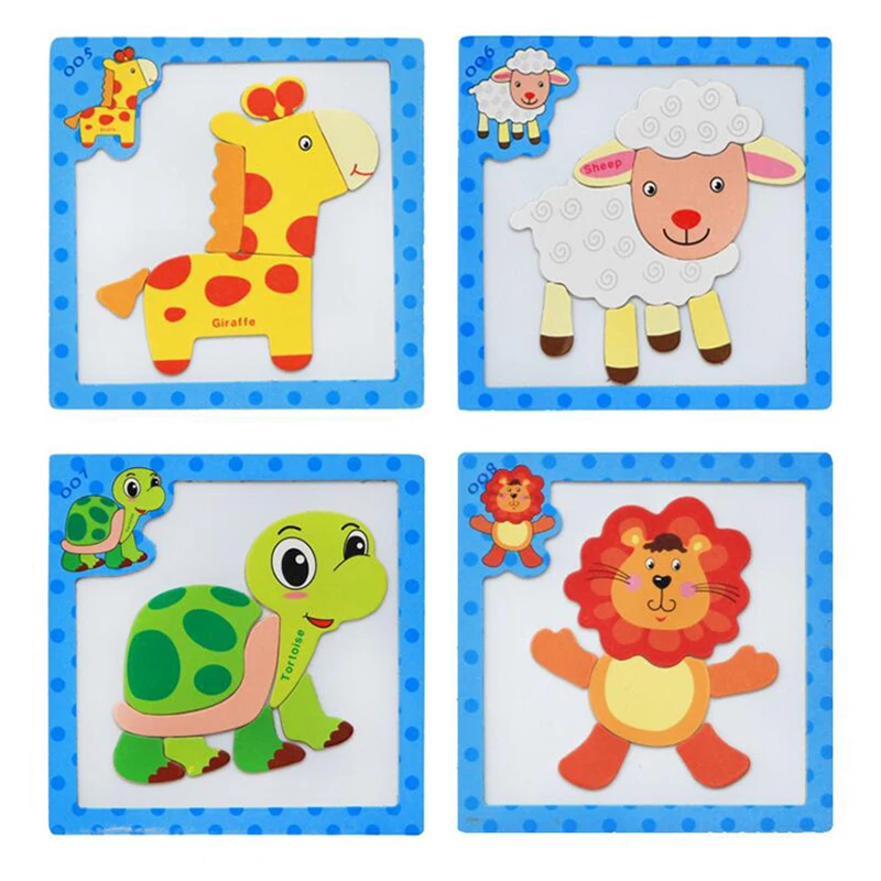 Children 3D Magnetic Puzzle Jigsaw Wooden Toys Cartoon Animals Traffic Puzzles Tangram Kids Educational Toy for Children Children 3D Magnetic Puzzle Jigsaw Wooden Toys Cartoon Animals Traffic Puzzles Tangram Kids Educational Toy for Children