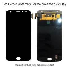 Качество ЖК-дисплей для Motorola Moto Z2 играть XT1710-01/07/08/10 ЖК-дисплей Дисплей Сенсорный экран дигитайзер в сборе для Moto Z2 Play ЖК-дисплей Экран