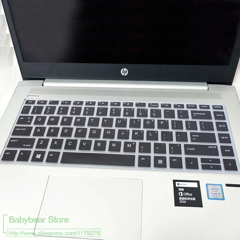 Для hp ProBook x360 440 G1 1" /440 G5 14"/G6 1" /445 G6 14"/640 G4 1" h чехол для клавиатуры ноутбука Защитная крышка - Цвет: black