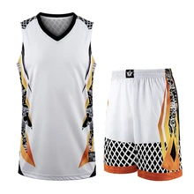 Одежда высшего качества для мужчин женщин Детский Баскетбол майки без рукавов Training рубашки для мальчиков шорты дышащий боковой карман