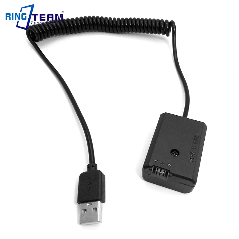 

NP-FW50 AC-PW20 USB Spring Cable Adapter 5V 2A-4A for Sony NEX-6 NEX-5T NEX-3N NEX5N NEXC3 NEX7 SLTA55 A5000 A7 digital camera