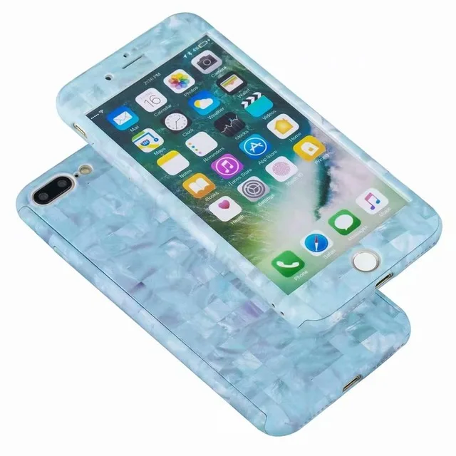 lan ge 360 градусов Полный Корпус с леопардовым принтом чехол для телефона для iPhone X XR XS Max 6S 7 8 7Plus 5 5S SE жесткая Защитная крышка закаленное стекло - Цвет: lan ge