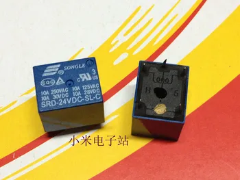 

Song Le relay SRD-24VDC-SL-C T73 5 feet 10A 250V JQC-3FF 24VDC-1ZS