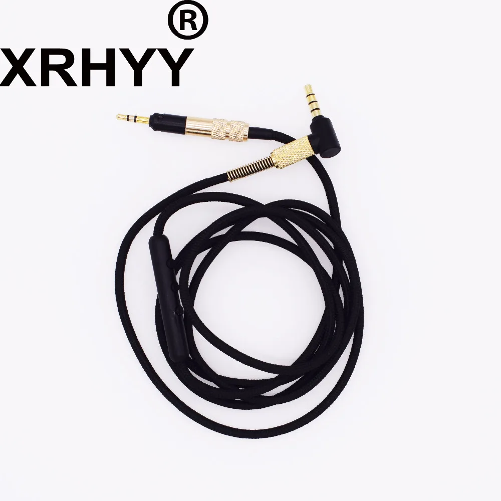 XRHYY посеребренное обновление встроенный микрофон дистанционный аудиокабель