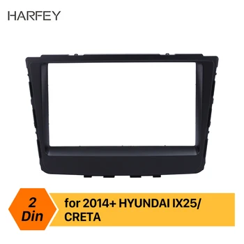 

Harfey 2Din Car Stereo Dashboard Frame Fascia Trim Kit Panel For HYUNDAI IX25 CRETA 2014 2015 2016 2017 2018 Mount Kit 178*100mm