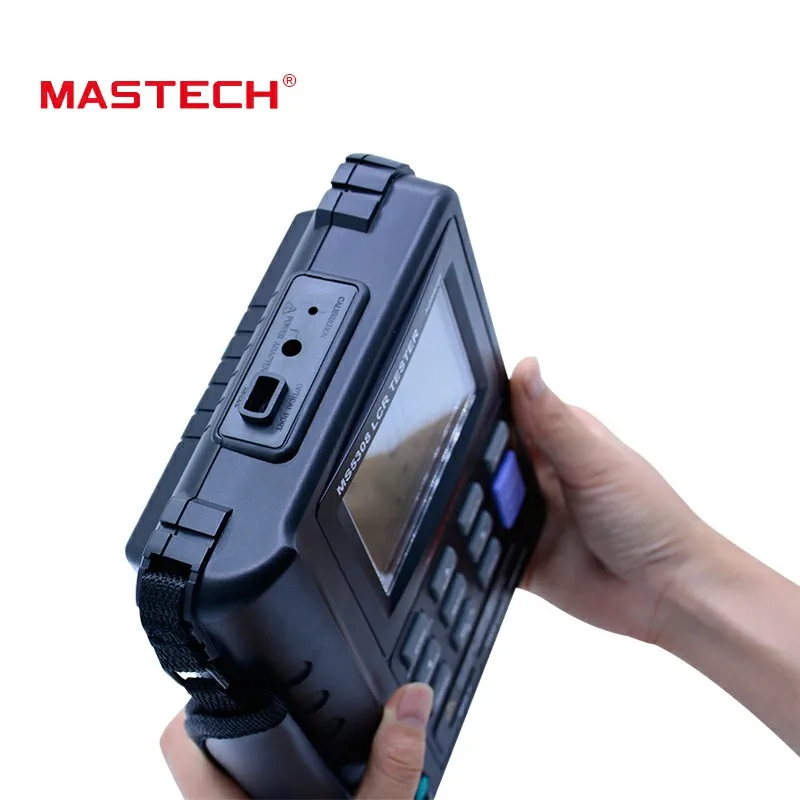 MASTECH MS5308 LCR измеритель емкости тестер сопротивления ручной профессиональный автоматический диапазон LCR тестер Высокая производительность 100 кГц