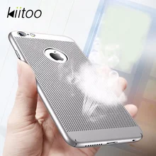 Kiitoo Телефонные Чехлы для Coque iPhone 6/6 S Plus с дыханием отверстие Защитная крышка В виде ракушки для Fundas iPhone 6 6 S плюс Капа