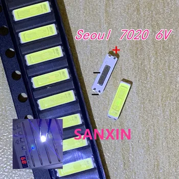 

SEOUL 3500pcs/lot LED Backlight 0.5W 3V 7020 STHBI141E-B Cool white LCD Backlight for TV TV Application 55LM