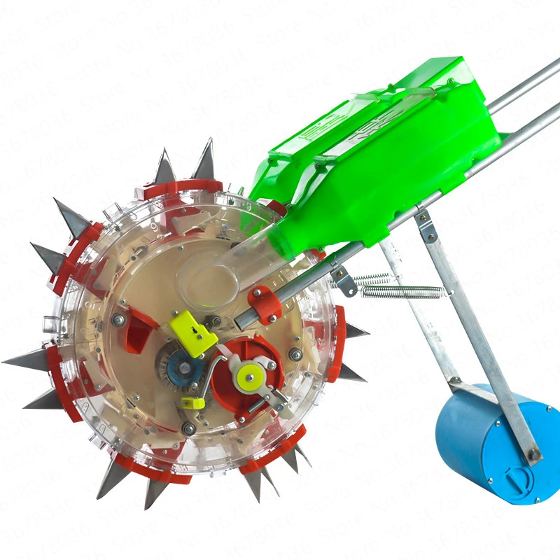 

2in1 Hand Push Type Seeder Sowing & Fertilizing for Corn Soybeans Cotton Peanuts vegetables Seed Plant Tool 4/6 nozzle