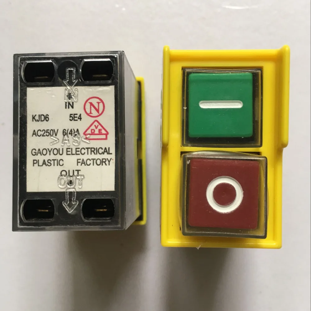 

New and original Control Box Switch for Drill Machine Electrmagnetic Switch KJD6 5E4 AC250V 6(4)A