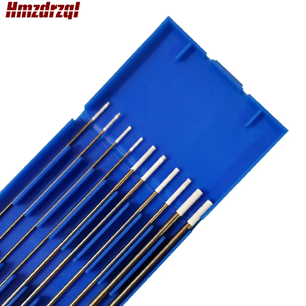 

10 Piece WZ8 0.04x6" 1/16"x6" 3/32"x6" Zirconiated Tungsten Electrode Head Tungsten Needle White