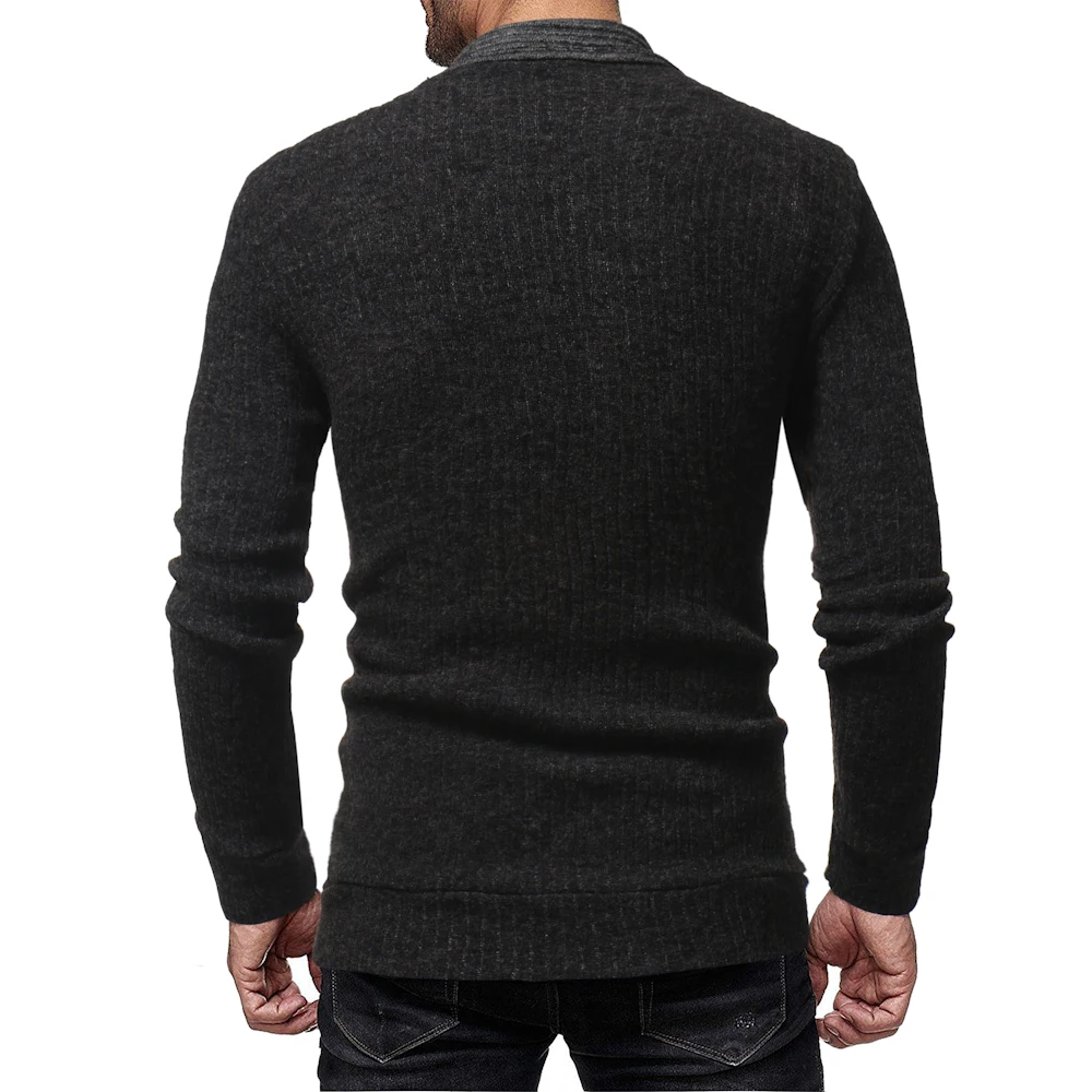 Men'S Sweater Cardigan 2018 Male Brand Casual Slim Sweaters Men Pure Color Simplicity Hedging Men'S Sweater KGUT