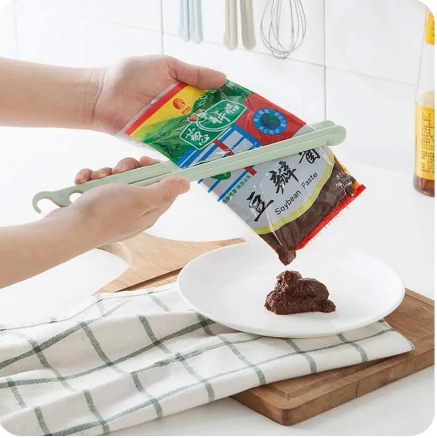 Ketchup Squeezer Clip Chocolate Sauce Bag Scratch Kitchen Toolin Bag