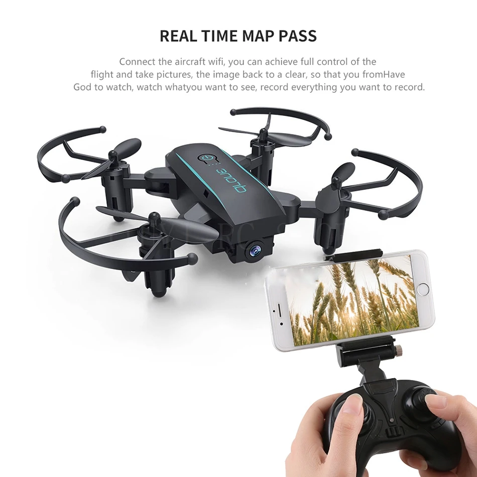 Hot Sales IN1601 Mini Drone Quadcopter With 2MP WIFI Camera Folding RC Mini Quadcopter Selfie Pocket Drone Flying Toys for Kids1 (5)