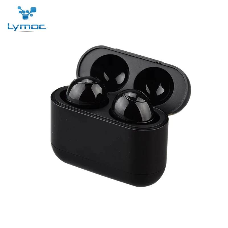 

LYMOC New Mini Stereo Earphones V5.0 Wireless Headsets TWS Earpieces Smart Voice Control Fast Paired HD Mic for iPhone XiaoMi