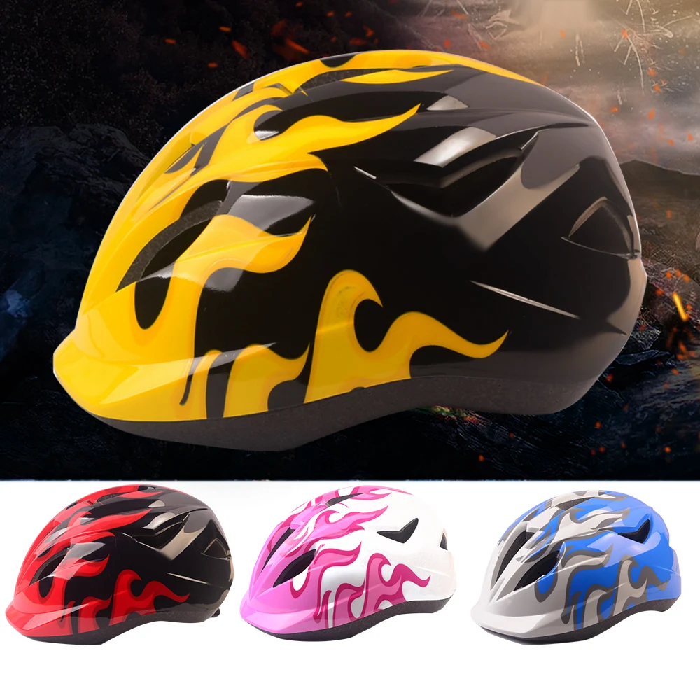 

Kids Bicycle Helmet PVC+EPS Ultralight Children Cycling Helmets Safety Carbon Cycling MTB Skate Helmet Mountain Bike Hats