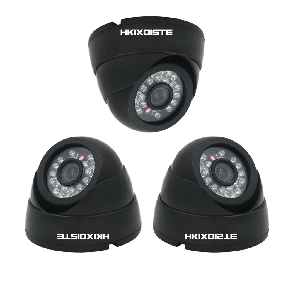  4CH 1080 P HDMI DVR 1200TVL 720 P HD Domo interior seguridad Cámara sistema 4 canales CCTV DVR Kit 