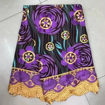 

High-End Lace Fabric Ankara Wax Lace Fabric,African Lace Fabric , New Wax Cord Lace For Women Wedding Party Dress 070522