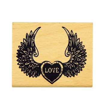 

Diy Scrapbooking Love Stamps Vintage Wood Wax Stamps Vintage Retro Romantic Love
