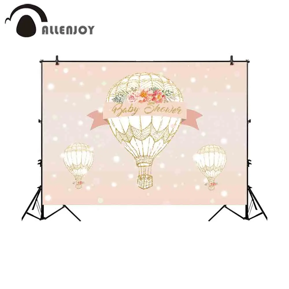 Allenjoy фотосессия фотофоны Золотой воздушный шар цветок рамка детский душ