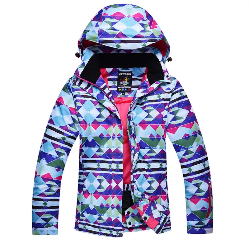Colorful woman Snow jackets outdoor skiing suit coats snowboarding
