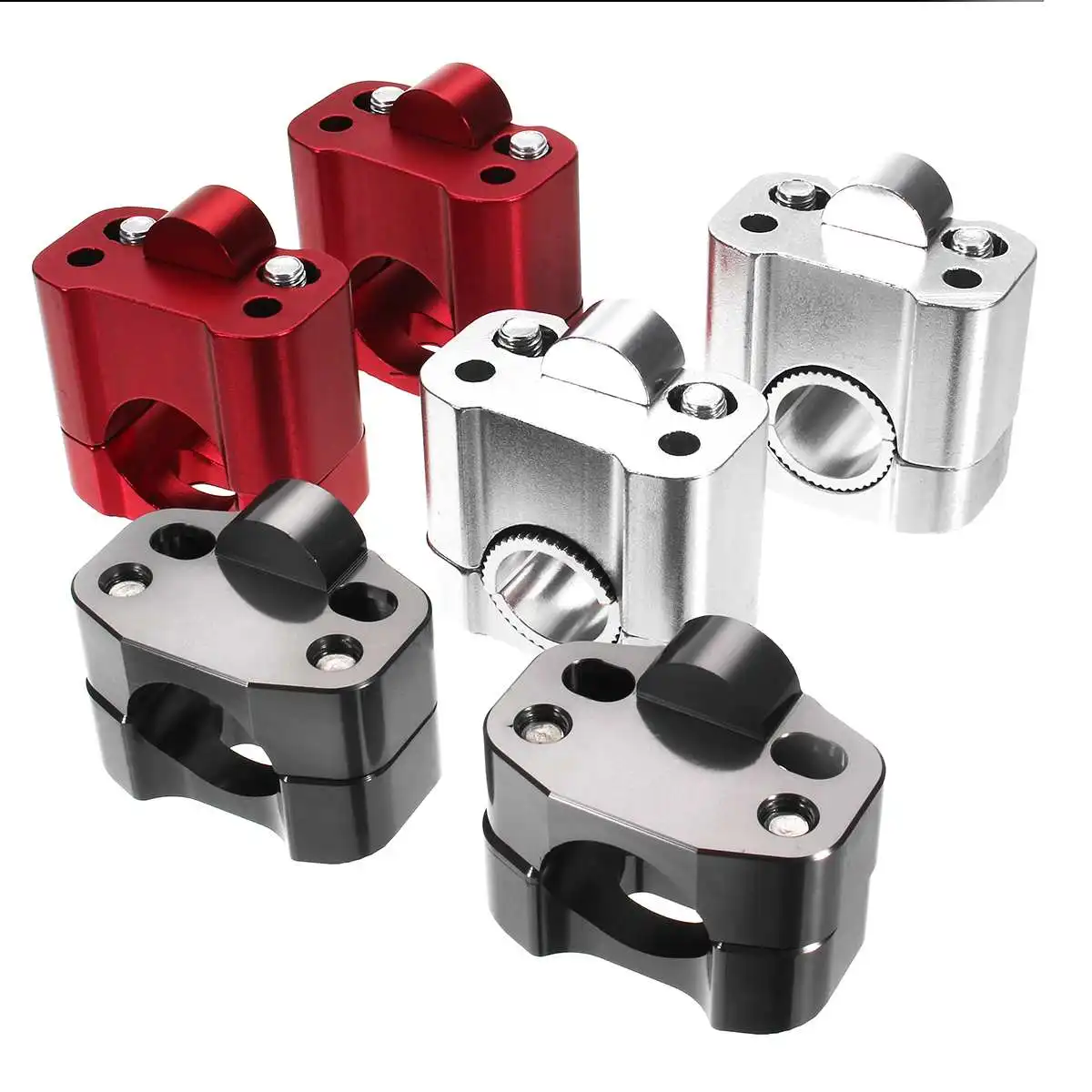 Зажим для мотоцикла Riser руль Dirt Bike ручка переходник для руля для 22 мм-28 мм для Fat Bar Pit Dirt Moto Bike алюминий