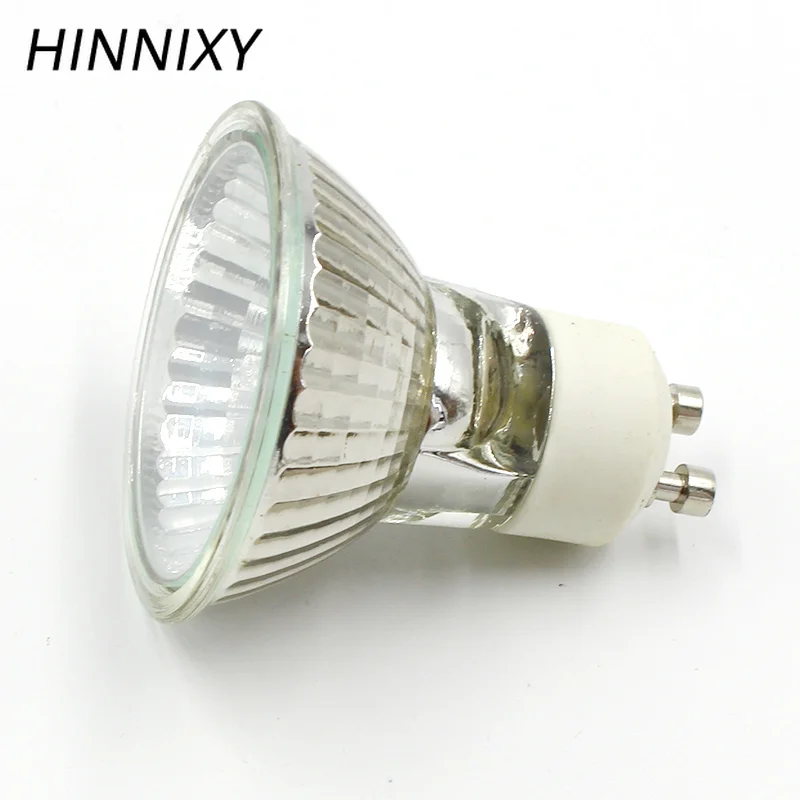 Hinnixy 10 шт./лот супер яркая лампа GU10 с регулируемой яркостью Галогеновый свет пятна