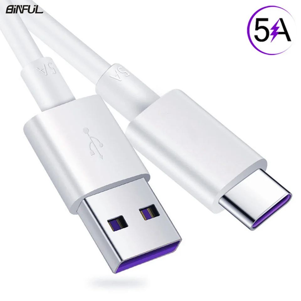 Оригинальный кабель 5A для Huawei SuperCharge USB Type C быстрая зарядка Cabel P20/Mate 10/Pro P10 Plus Honor V10