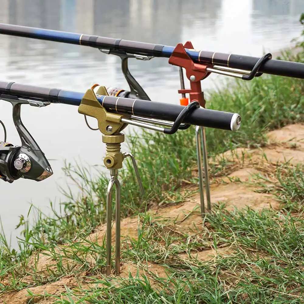 Automatic Fishing Rod Holder Pole Fish Pole Bracket Standard Fishing