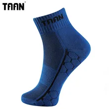 TAAN велосипедные спортивные носки мужские профессиональные гольфы из хлопка толстые носки для бега Baksetball дышащие впитывающие пот T-355