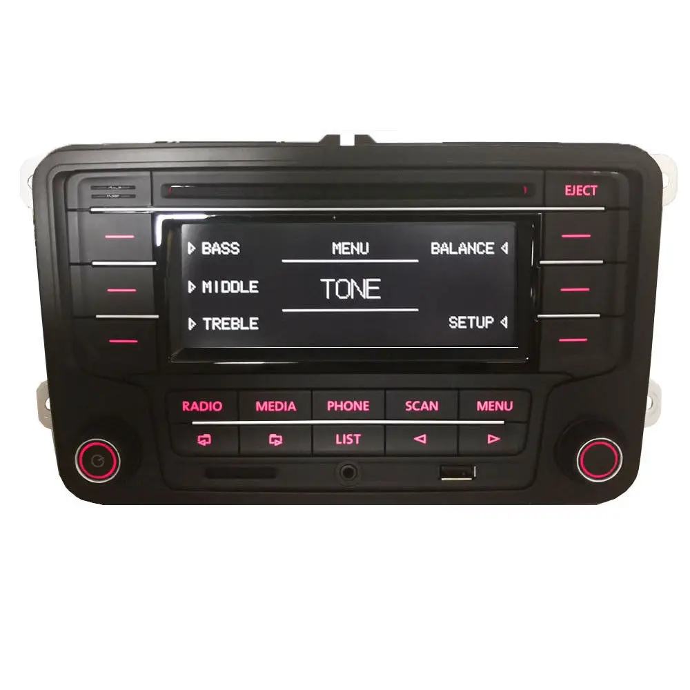 Автомагнитола стерео RCN210 Bluetooth CD MP3 USB AUX SD для Volkswagen GOLF PASSAT TOURAN POLO TIGUAN CADDY EOS CC+ Cabel